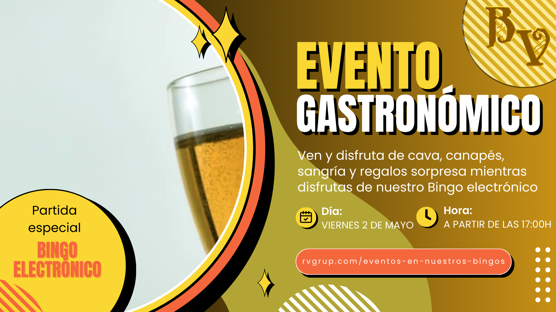 Mayo Partida Especial Bingo Electrónico con Jamón al corte en Valldaura